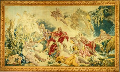 Droom van Rinaldo door design and cartoon by François Boucher; woven under the direction of Jean Baptiste Oudry and Nicolas Besnier at