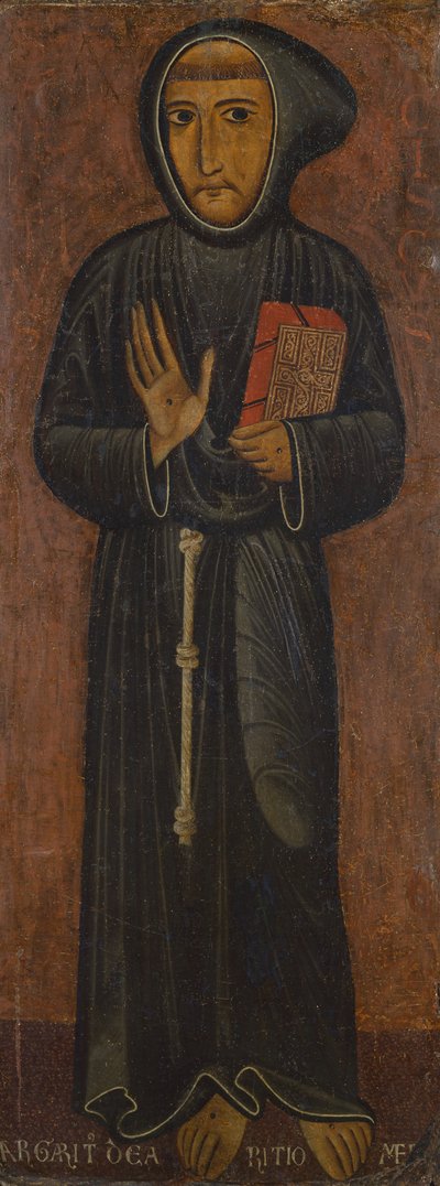 Afbeelding van Sint Franciscus van Assisi door di Magnano da Arezzo Margaritone