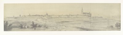 Gezicht op Elburg, 1672 door frères Moreau