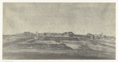 Gezicht op Maastricht, 1672 door frères Moreau
