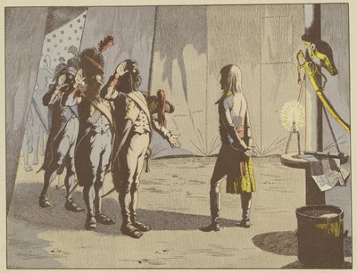 Na de Slag bij Lodi boden de oude soldaten hun jonge commandant de rang van korporaal aan, oorsprong van de bijnaam De Kleine Korporaal, die bij Napoleon bleef door pseudonym for Onfray de Breville Jacques Job