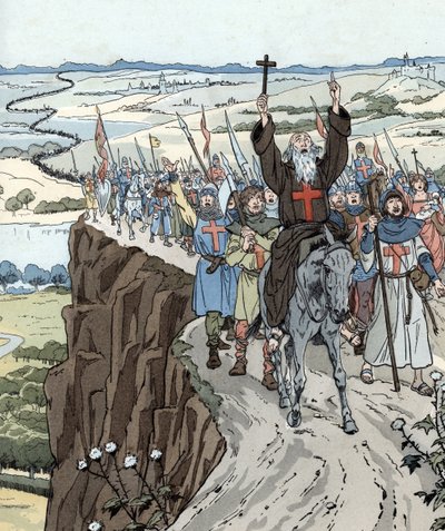Peter de Kluizenaar leidde de Eerste Kruistocht (1096) met de kreet 