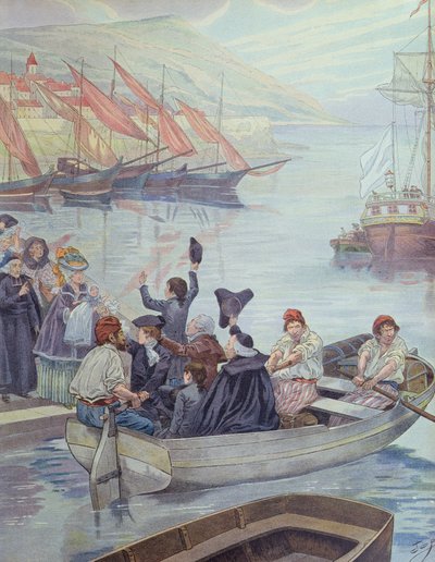 De Jonge Napoleon Verlaat Corsica om op het Continent te Studeren door pseudonym for Onfray de Breville Jacques Job