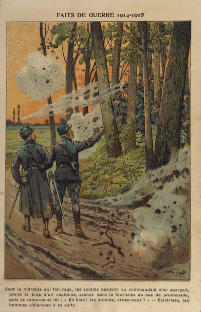 WW1: Heroïsche Officieren door pseudonym for Onfray de Breville Jacques Job