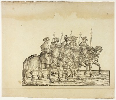 Triomf van Maximiliaan door the Elder Hans Burgkmair