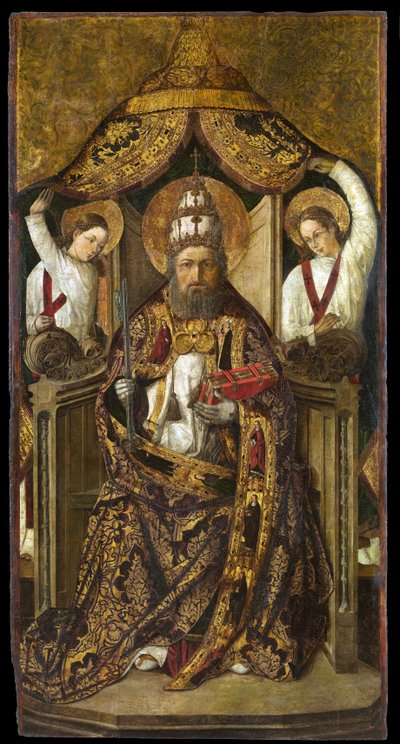 Sint Petrus op de troon door the Elder Rodrigo de Osona