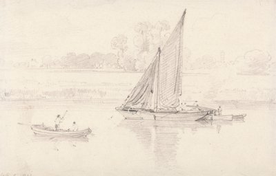 De Theems bij Kew, 9 februari 1806 door unknown artist
formerly John Constable