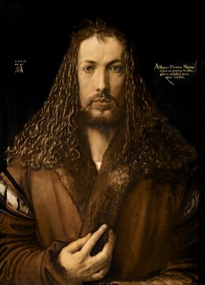 Zelfportret op de leeftijd van Twenty-Eight door Albrecht Dürer