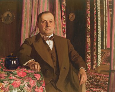 Portret van Georg E. Haasen, 1913 door Felix Edouard Vallotton