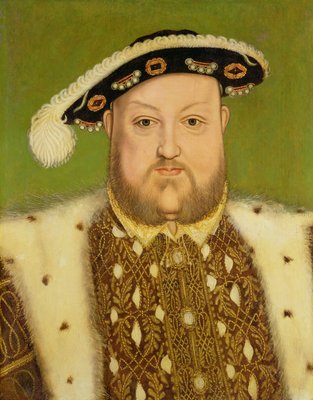 Portret van Henry VIII (1491-1547) door Hans Holbein der Jüngere