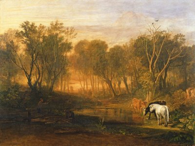 Het bos van Bere, ca.1808 door Joseph Mallord William Turner