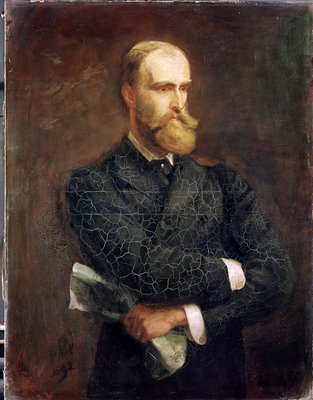 Portret van Charles Stewart Parnell (1846-91) 1892 door Sydney Prior Hall