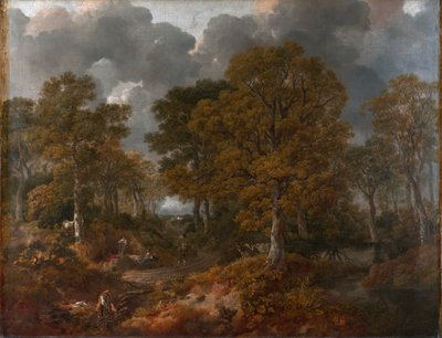 Gainsborough&39;s Forest (&39;Cornard Wood&39;), c.1748 door Thomas Gainsborough