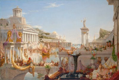 De loop van het rijk. The Consummation of Empire, 1836. door Thomas Cole