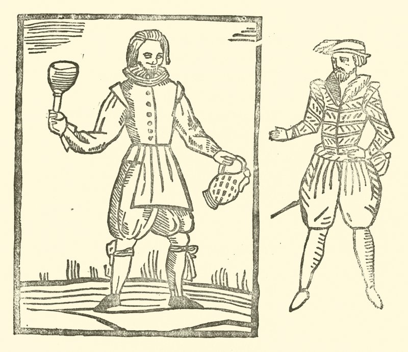 Illustratie voor The Roxburghe Ballads door (after) English School