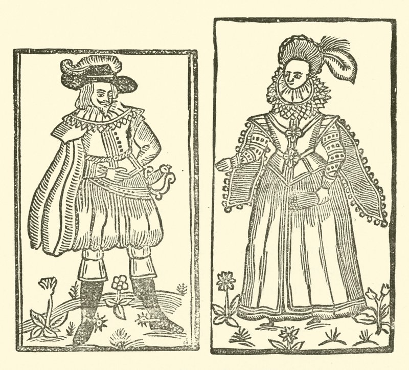 Illustratie voor The Roxburghe Ballads door (after) English School