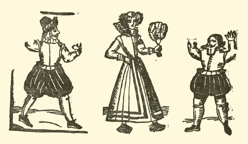 Illustratie voor The Roxburghe Ballads (houtsnede) door (after) English School