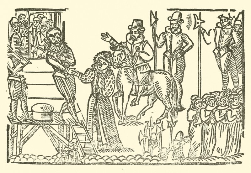 Illustratie voor The Roxburghe Ballads (houtsnede) door (after) English School