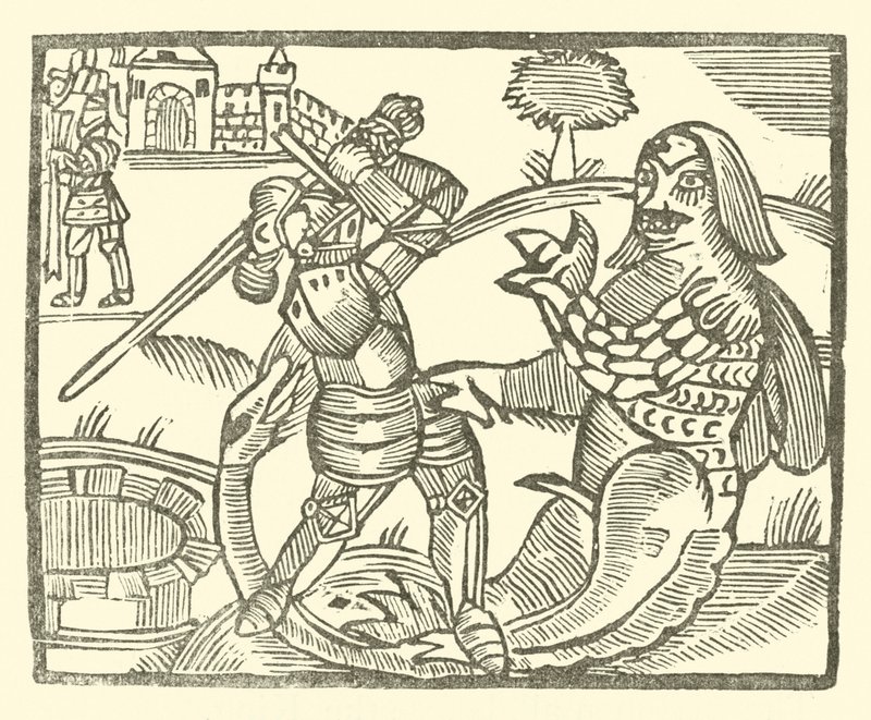 Illustratie voor The Roxburghe Ballads (houtsnede) door (after) English School