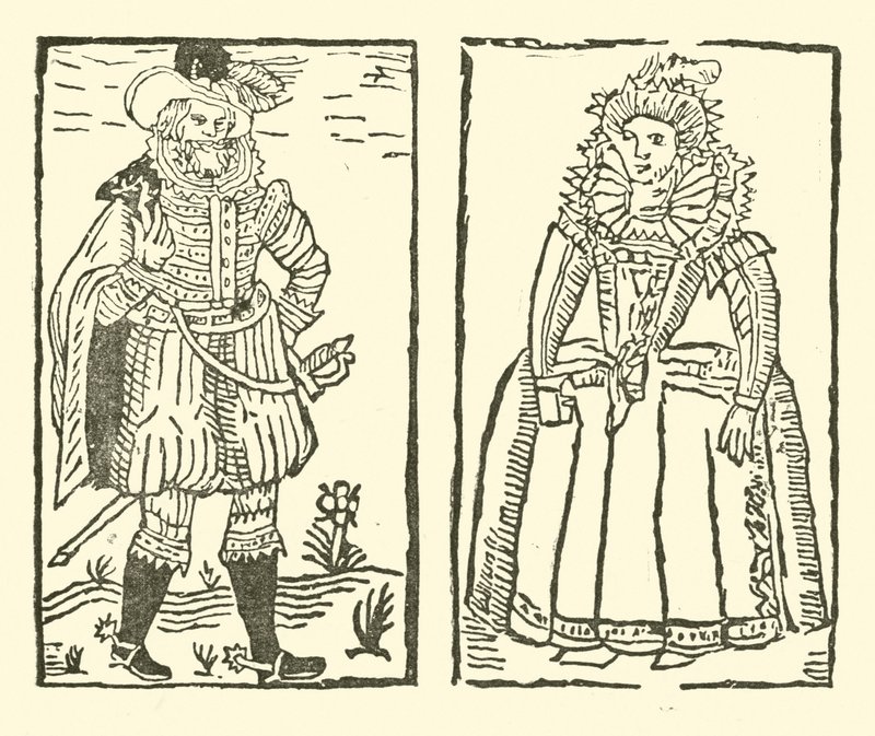 Illustratie voor The Roxburghe Ballads (houtsnede) door (after) English School