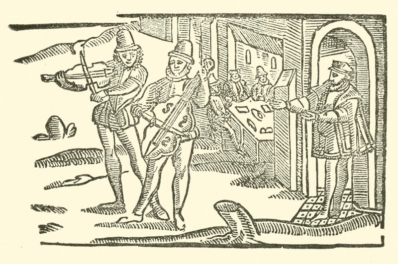 Illustratie voor The Roxburghe Ballads (houtsnede) door (after) English School