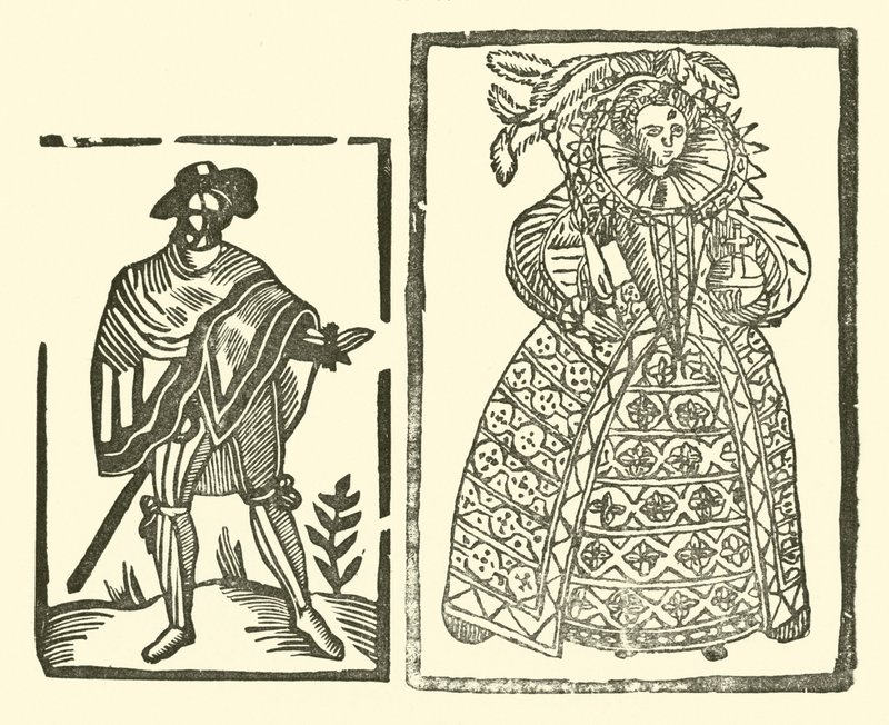 Illustratie voor The Roxburghe Ballads door (after) English School