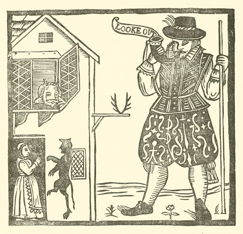 Illustratie voor The Roxburghe Ballads door (after) English School