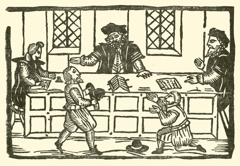 Illustratie voor The Roxburghe Ballads door (after) English School