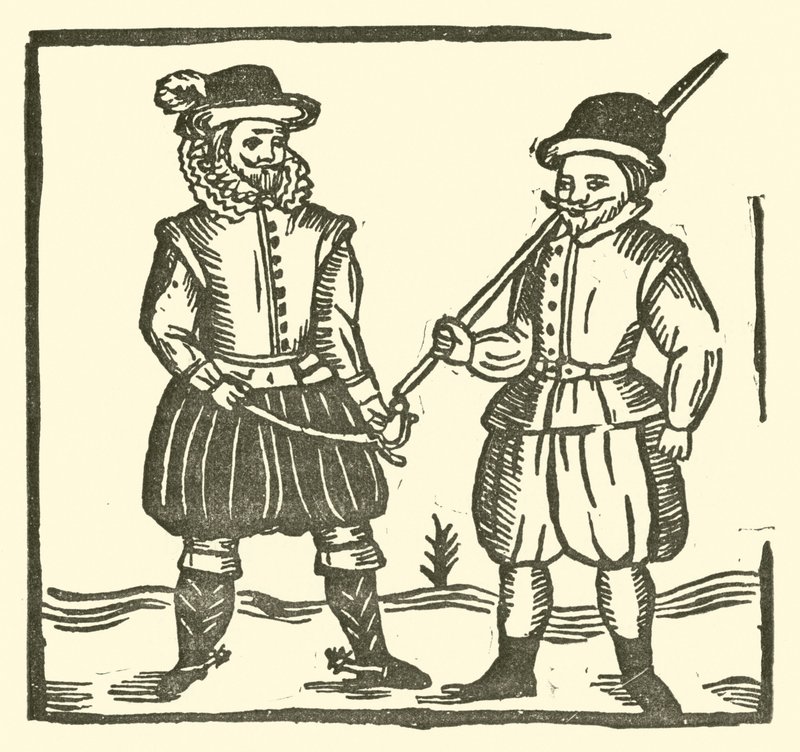 Illustratie voor The Roxburghe Ballads door (after) English School