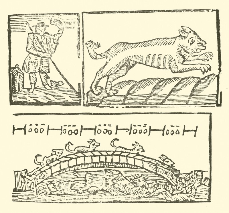 Illustratie voor The Roxburghe Ballads door (after) English School