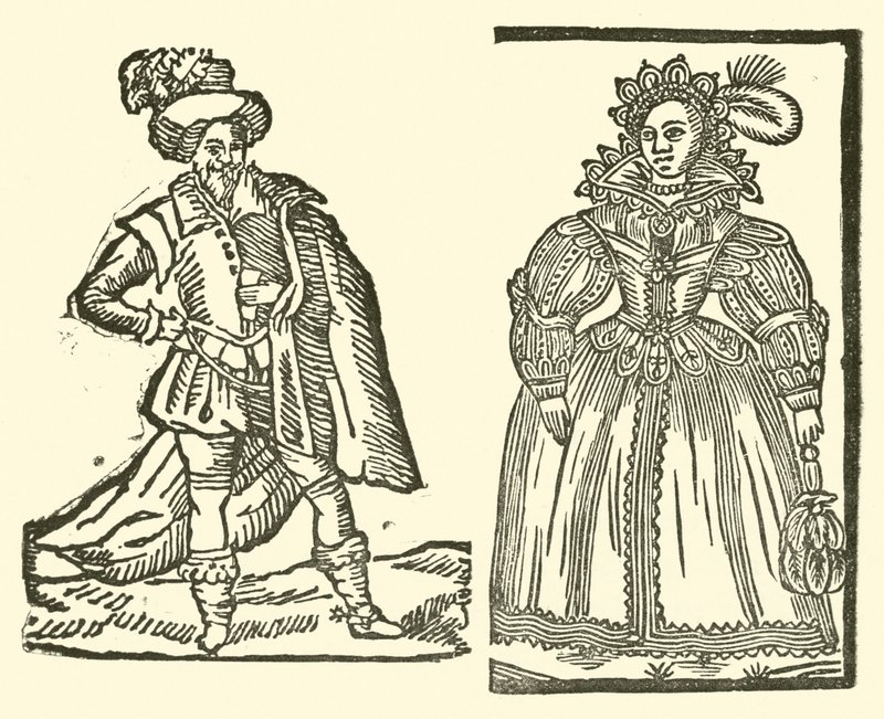 Illustratie voor The Roxburghe Ballads door (after) English School
