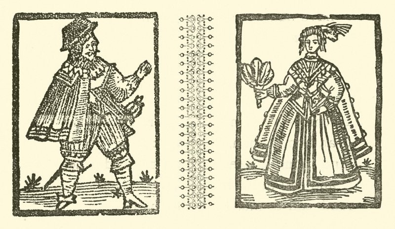 Illustratie voor The Roxburghe Ballads door (after) English School