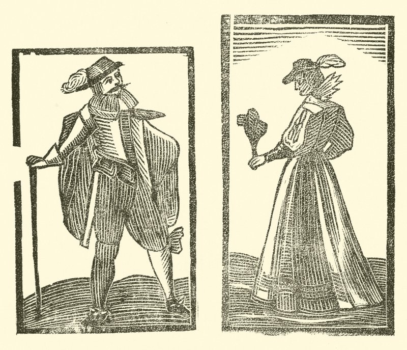 Illustratie voor The Roxburghe Ballads door (after) English School