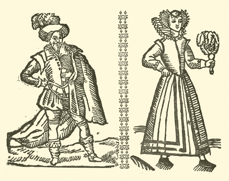 Illustratie voor The Roxburghe Ballads door (after) English School