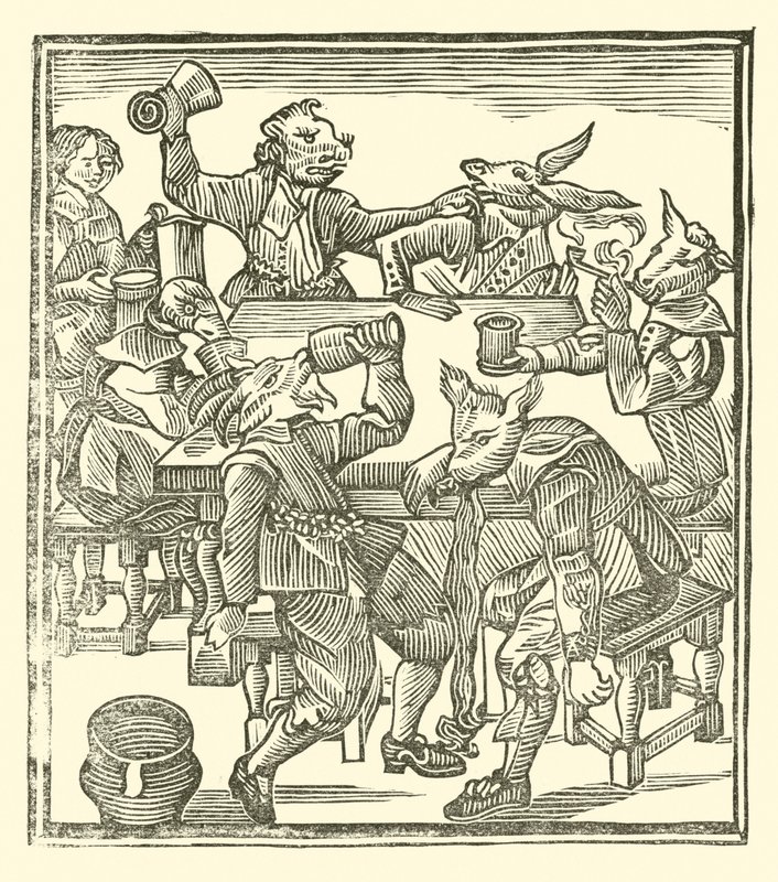 Illustratie voor The Roxburghe Ballads door (after) English School