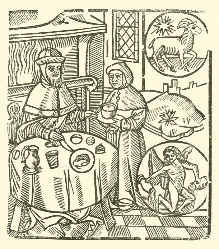 Illustratie voor The Roxburghe Ballads door (after) English School