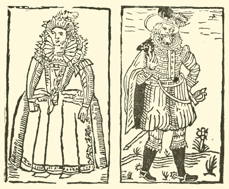 Illustratie voor The Roxburghe Ballads door (after) English School