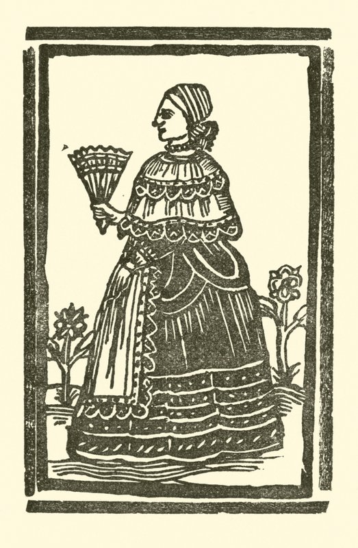 Illustratie voor The Roxburghe Ballads door (after) English School