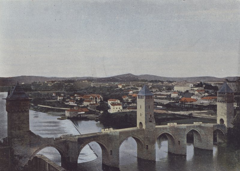 Cahors, Pont Valentre door (after) French Photographer