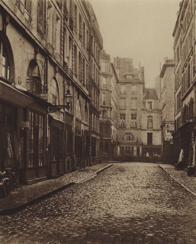 De rue Childebert, genomen vanaf de rue d