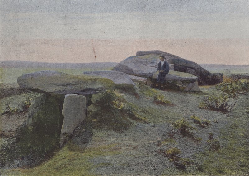 Le dolmen de Mane-Lud, Locmariaquer door (after) French Photographer
