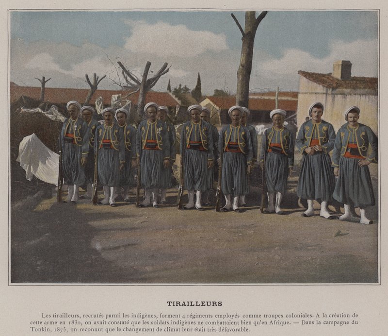 Tirailleurs door (after) French Photographer