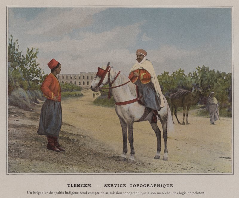 Tlemcen, Topografische Dienst door (after) French Photographer