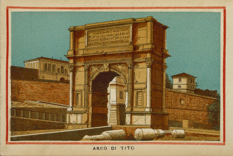 Rome: Arco Di Tito door (after) Italian School