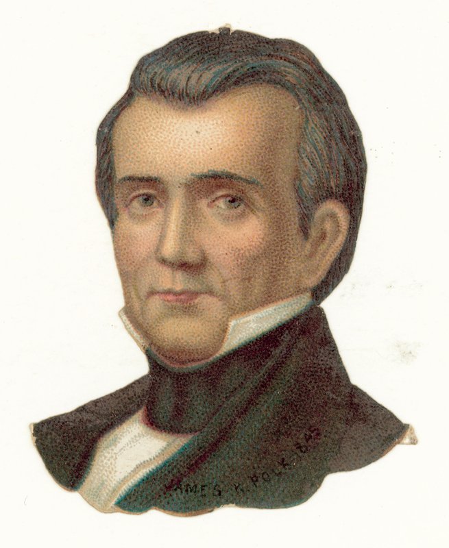 James Knox Polk door American School
