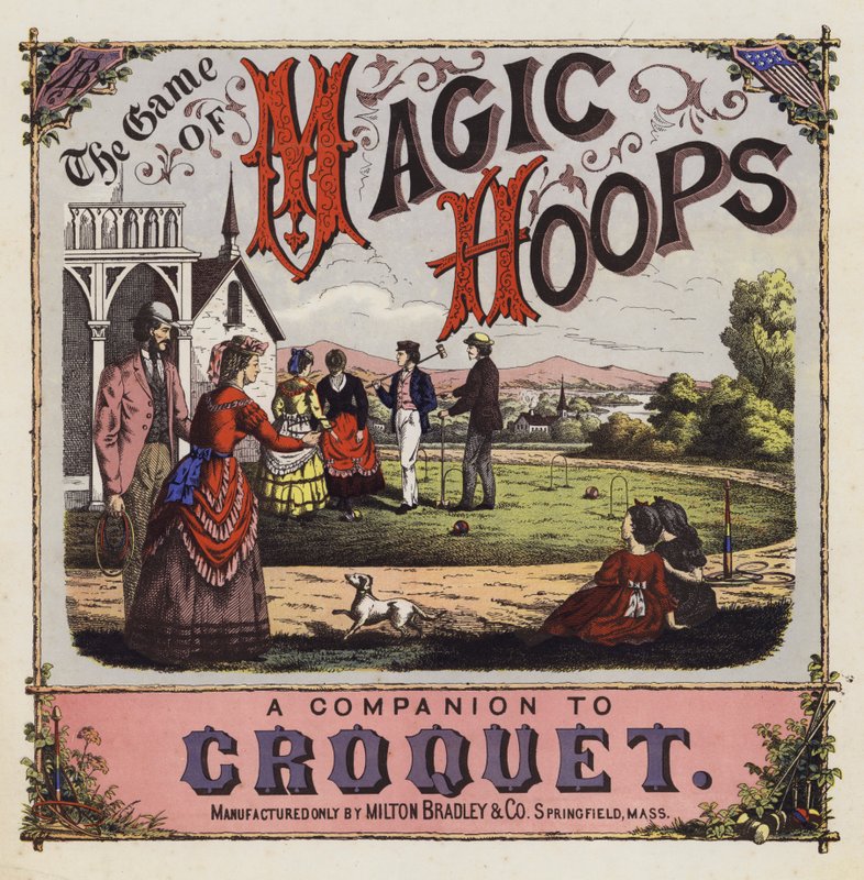 Het spel van magische hoepels door American School
