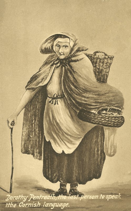 Dorothy Pentreath, de laatste persoon die de Cornish-taal sprak door English School