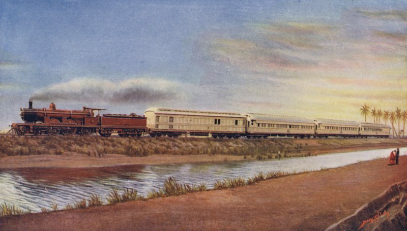 Egyptische Train-de-luxe, Cairo-Luxor Express, Egyptian Railway Administration door English School