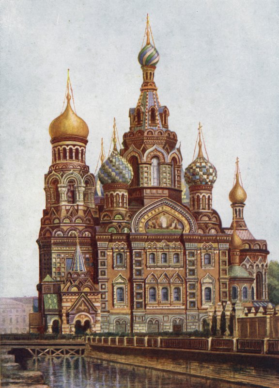 De Kerk van de Opstanding, Leningrad door English School