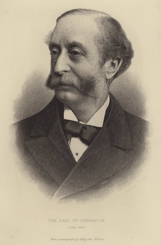De Graaf van Carnarvon, overleden 1890 door English School